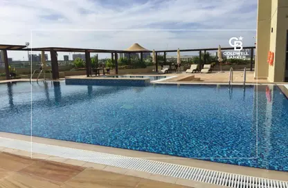 صورة لـ حوض سباحة شقة - 1 حمام للبيع في العزيزي روي المتوسطي - الفرجان - دبي ، صورة رقم 1