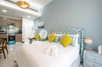Apartment - Studio - 1 Bathroom for rent in Crystal Residence - Jumeirah Village Circle - Dubai