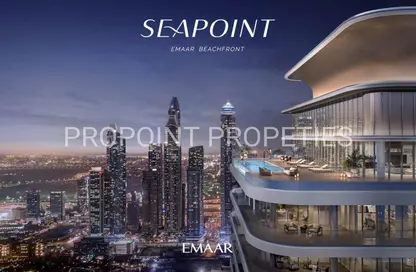 Apartment - 2 Bedrooms - 2 Bathrooms for sale in Seapoint - EMAAR Beachfront - Dubai Harbour - Dubai
