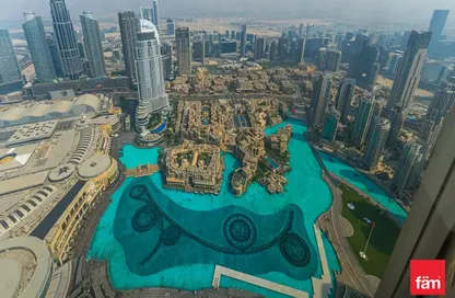 صورة لـ حوض سباحة شقة - 2 غرف نوم - 3 حمامات للبيع في برج خليفة - برج خليفة - دبي وسط المدينة - دبي ، صورة رقم 1