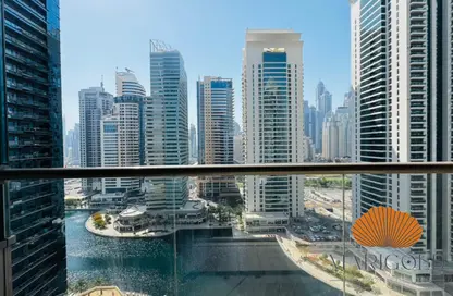 Apartment - 1 Bedroom - 2 Bathrooms for rent in V3 Tower - JLT Cluster V - Jumeirah Lake Towers - Dubai