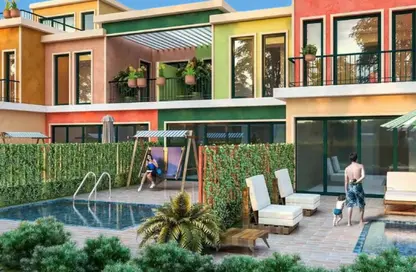 Townhouse - 4 Bedrooms - 4 Bathrooms for sale in Portofino - Damac Lagoons - Dubai Townhouse - 4 Bedrooms - 4 Bathrooms for sale in Portofino - Damac Lagoons - Dubai