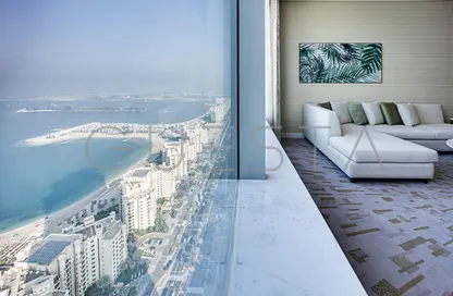 Water View image for: Apartment - 1 Bedroom - 2 Bathrooms for rent in The Palm Tower - Palm Jumeirah - Dubai, Image 1
