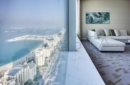 Apartment - 1 Bedroom - 1 Bathroom for rent in The Palm Tower - Palm Jumeirah - Dubai