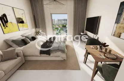 Room / Bedroom image for: Apartment - 1 Bathroom for sale in Reeman Living - Al Shamkha - Abu Dhabi, Image 1