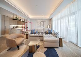 صورةغرفة المعيشة لـ: شقة - 2 غرف نوم - 3 حمامات للبيع في حديقة دبي العلميه - دبي, صورة 1