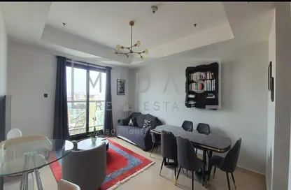 Living / Dining Room image for: Apartment - 1 Bedroom - 2 Bathrooms for rent in Riah Towers - Culture Village - Dubai, Image 1
