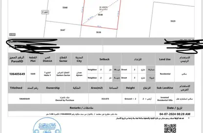 أرض - استوديو للبيع في العامرة جاردنز - العامرة - عجمان