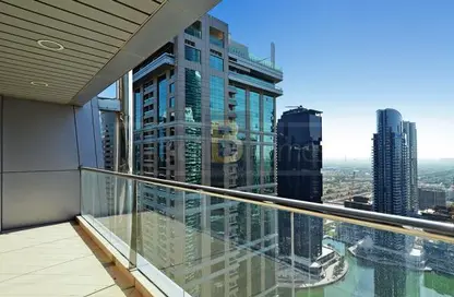 Balcony image for: Apartment - 1 Bedroom - 1 Bathroom for rent in Lake City Tower - Lake Almas East - Jumeirah Lake Towers - Dubai, Image 1
