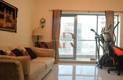 Living Room image for: Apartment - 2 Bedrooms - 3 Bathrooms for sale in Arena Apartments - The Arena Apartments - Dubai Sports City - Dubai, Image 1