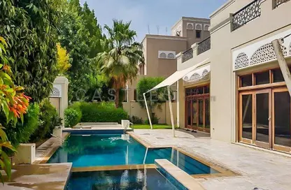 Pool image for: Villa - 7 Bedrooms for rent in Acacia - Al Barari Villas - Al Barari - Dubai, Image 1