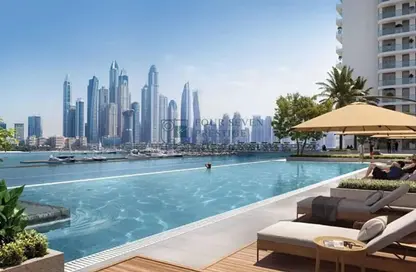 Pool image for: Apartment - 3 Bedrooms - 3 Bathrooms for sale in Palace Beach Residence - EMAAR Beachfront - Dubai Harbour - Dubai, Image 1