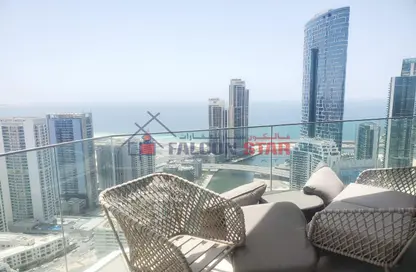 Apartment - 3 Bedrooms - 4 Bathrooms for rent in Stella Maris - Dubai Marina - Dubai