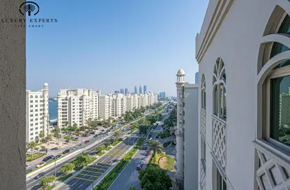 Apartment - 3 Bedrooms - 3 Bathrooms for rent in Al Shahla - Shoreline Apartments - Palm Jumeirah - Dubai