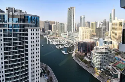 شقة - 3 غرف نوم - 5 حمامات للايجار في برج التألق 1 - أبراج البريق - دبي مارينا - دبي