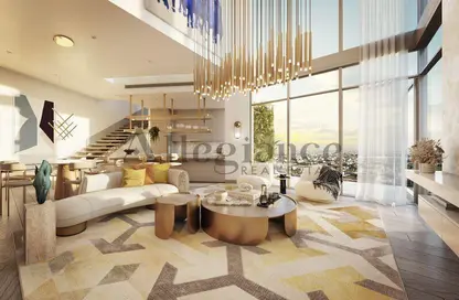Living Room image for: Penthouse - 3 Bedrooms - 3 Bathrooms for sale in Tria By Deyaar - Dubai Silicon Oasis - Dubai, Image 1