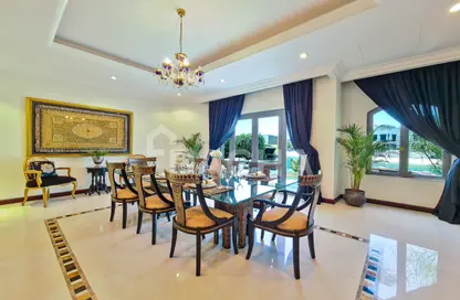 Dining Room image for: Villa - 5 Bedrooms - 6 Bathrooms for rent in Garden Homes Frond O - Garden Homes - Palm Jumeirah - Dubai, Image 1