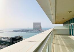 صورةشرفة لـ: شقة - 2 غرف نوم - 4 حمامات للكراء في برج الكورنيش - شارع الكورنيش - أبوظبي, صورة 1