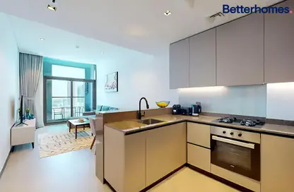 Kitchen image for: Apartment - 1 Bedroom - 1 Bathroom for rent in 15 Northside - Tower 2 - 15 Northside - Business Bay - Dubai, Image 1