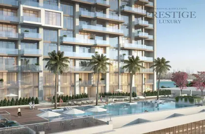 Pool image for: Apartment - 1 Bedroom - 2 Bathrooms for sale in ANWA - Maritime City - Dubai, Image 1