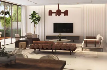 Living Room image for: Townhouse - 4 Bedrooms - 3 Bathrooms for sale in Marbella - Damac Lagoons - Dubai, Image 1