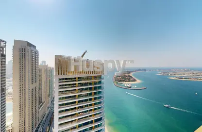 شقة - غرفة نوم - 1 حمام للايجار في جراند بلو تاور 1 - إعمار بيتشفرونت - دبي هاربور - دبي