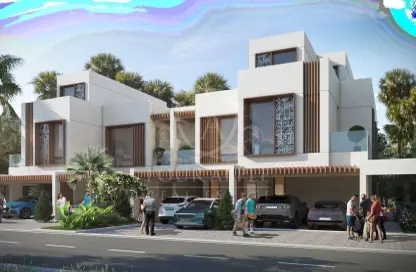 Outdoor House image for: Villa - 4 Bedrooms - 5 Bathrooms for sale in Marbella - Damac Lagoons - Dubai, Image 1