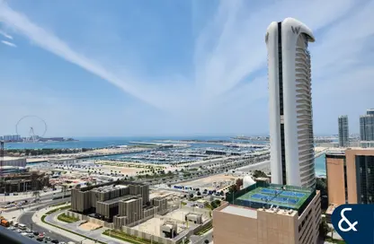 Apartment - 3 Bedrooms - 4 Bathrooms for rent in Ocean Heights - Dubai Marina - Dubai