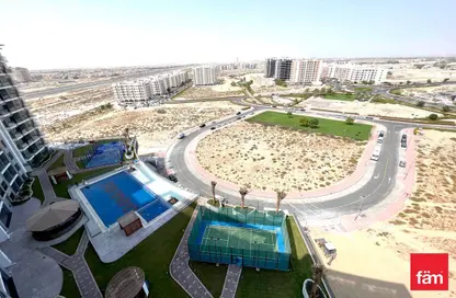 Apartment - Studio - 1 Bathroom for rent in Wavez Residence - Liwan - Dubai Land - Dubai