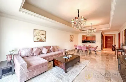 Apartment - 1 Bedroom - 2 Bathrooms for rent in The Fairmont Palm Residence North - The Fairmont Palm Residences - Palm Jumeirah - Dubai