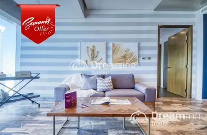 Apartment - 1 Bedroom - 2 Bathrooms for rent in Damac Heights - Dubai Marina - Dubai