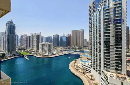 شقة - غرفة نوم - 2 حمامات للايجار في برج سانيبال - بارك أيلندز - دبي مارينا - دبي