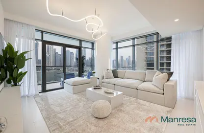 Apartment - 3 Bedrooms - 3 Bathrooms for sale in Marina Vista - EMAAR Beachfront - Dubai Harbour - Dubai