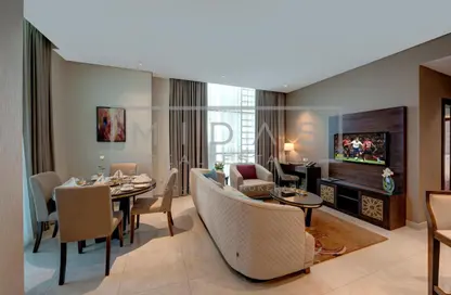 النزل و الشقق الفندقية - غرفة نوم - 2 حمامات للايجار في الخليج التجاري - دبي
