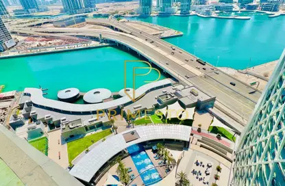Apartment - 3 Bedrooms - 3 Bathrooms for rent in Water Front Tower B - Waterfront Residential Towers - Tourist Club Area - Abu Dhabi