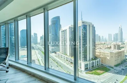 Office Space - Studio - 2 Bathrooms for rent in Opal Tower - Business Bay - Dubai