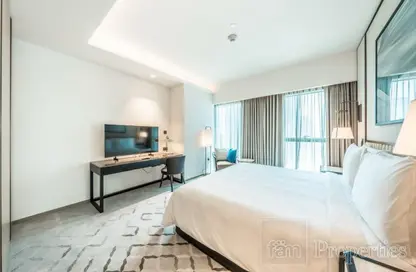 Room / Bedroom image for: Apartment - 2 Bedrooms - 2 Bathrooms for sale in Address Harbour Point Tower 2 - Address Harbour Point - Dubai Creek Harbour (The Lagoons) - Dubai, Image 1
