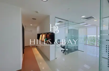 Office Space - Studio - 1 Bathroom for rent in The Prism - Business Bay - Dubai