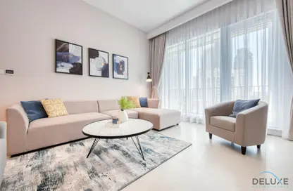 Living Room image for: Apartment - 2 Bedrooms - 2 Bathrooms for rent in Creek Horizon Tower 2 - Creek Horizon - Dubai Creek Harbour (The Lagoons) - Dubai, Image 1