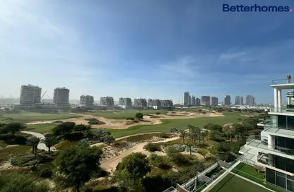 Outdoor Building image for: Apartment - 3 Bedrooms - 3 Bathrooms for rent in Golf Panorama A - Golf Panorama - DAMAC Hills - Dubai, Image 1