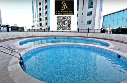 شقة - غرفة نوم - 1 حمام للايجار في أورينت تاور 2 - أورينت تاور - البستان - عجمان