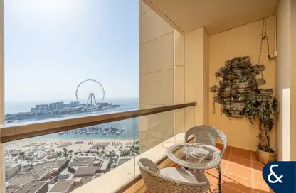 Apartment - 2 Bedrooms - 2 Bathrooms for rent in Rimal 3 - Rimal - Jumeirah Beach Residence - Dubai