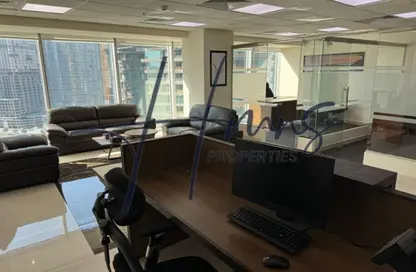 Office Space - Studio - 1 Bathroom for rent in The Binary Tower - Business Bay - Dubai