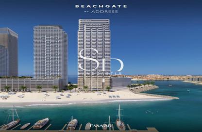 Apartment - 1 Bedroom - 1 Bathroom for sale in Beachgate by Address - EMAAR Beachfront - Dubai Harbour - Dubai