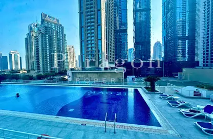 شقة - غرفة نوم - 1 حمام للايجار في برج ماج 218 - دبي مارينا - دبي