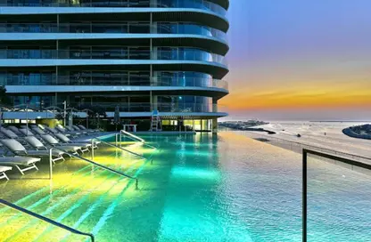 Apartment - 1 Bedroom - 1 Bathroom for sale in Grand Bleu Tower 2 - EMAAR Beachfront - Dubai Harbour - Dubai
