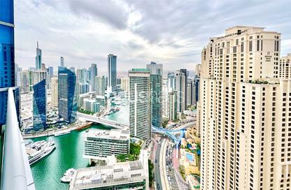 Penthouse - 5 Bedrooms - 6 Bathrooms for rent in Bay Central West - Bay Central - Dubai Marina - Dubai