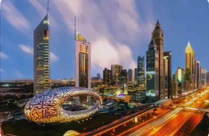 نصف طابق - استوديو - 4 حمامات للايجار في برج الموسى 2 - أبراج الموسى - شارع الشيخ زايد - دبي