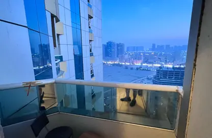 Apartment - Studio - 1 Bathroom for rent in Orient Tower 1 - Orient Towers - Al Bustan - Ajman