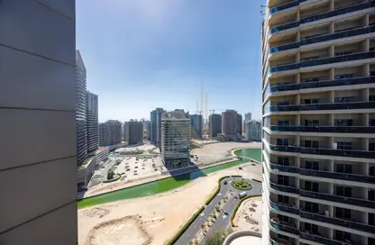 شقة - 1 حمام للايجار في برج هيرا - مدينة دبي الرياضية - دبي